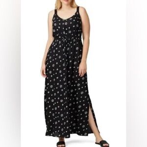 Junarose Black and White Patterned Dress